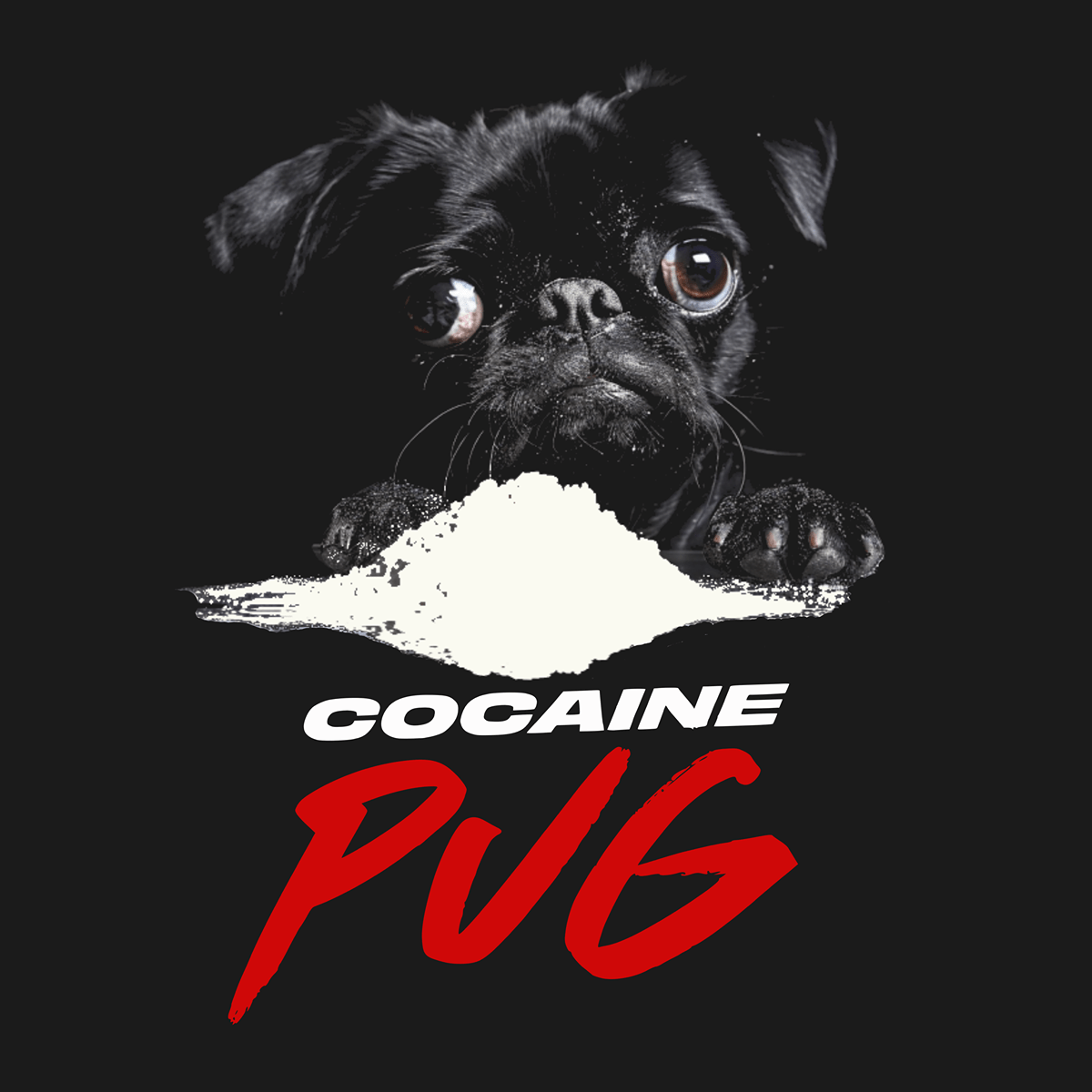 Coke Pug || Funny Pug Graphic T-Shirt