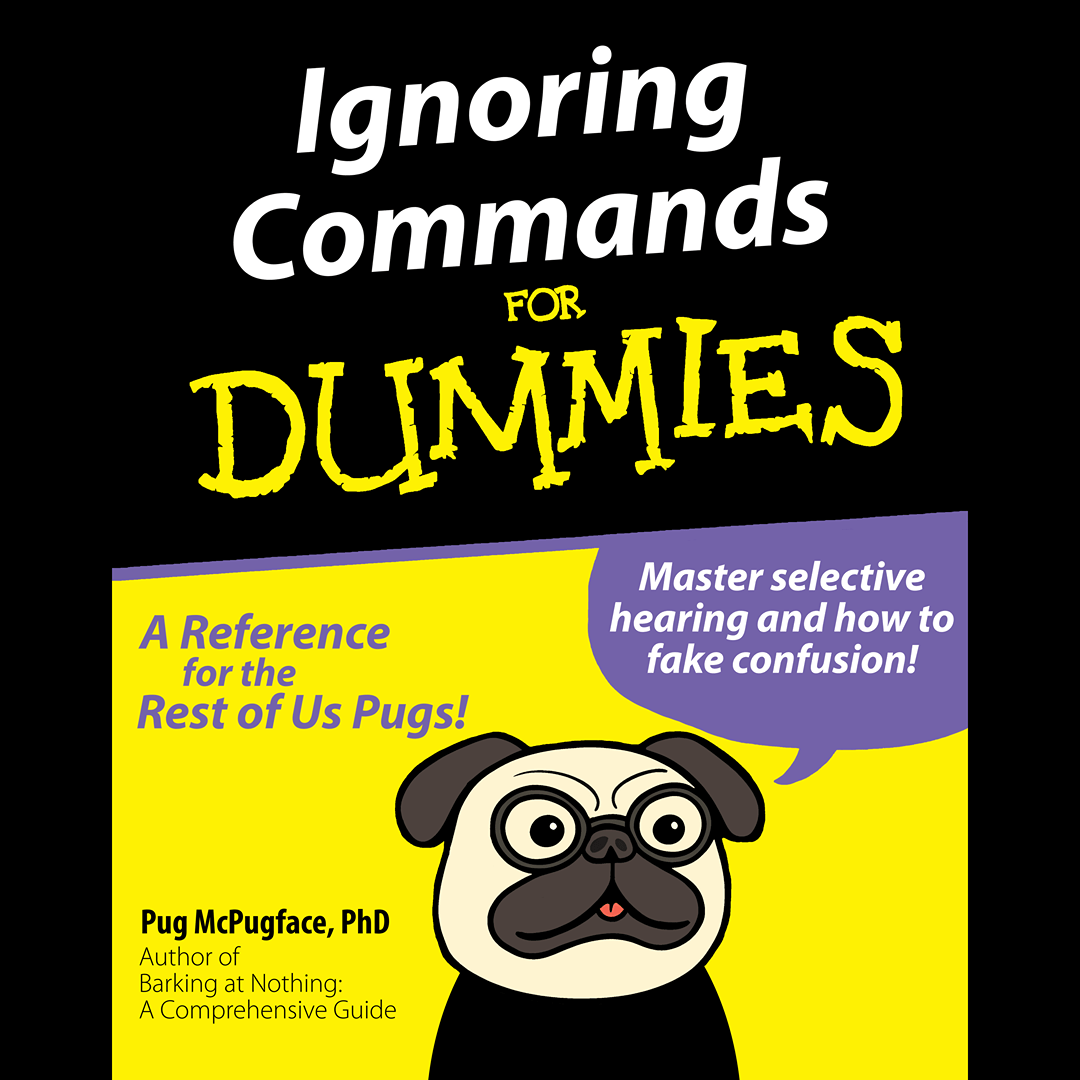 For Dummies Funny Pug Graphic T-Shirt