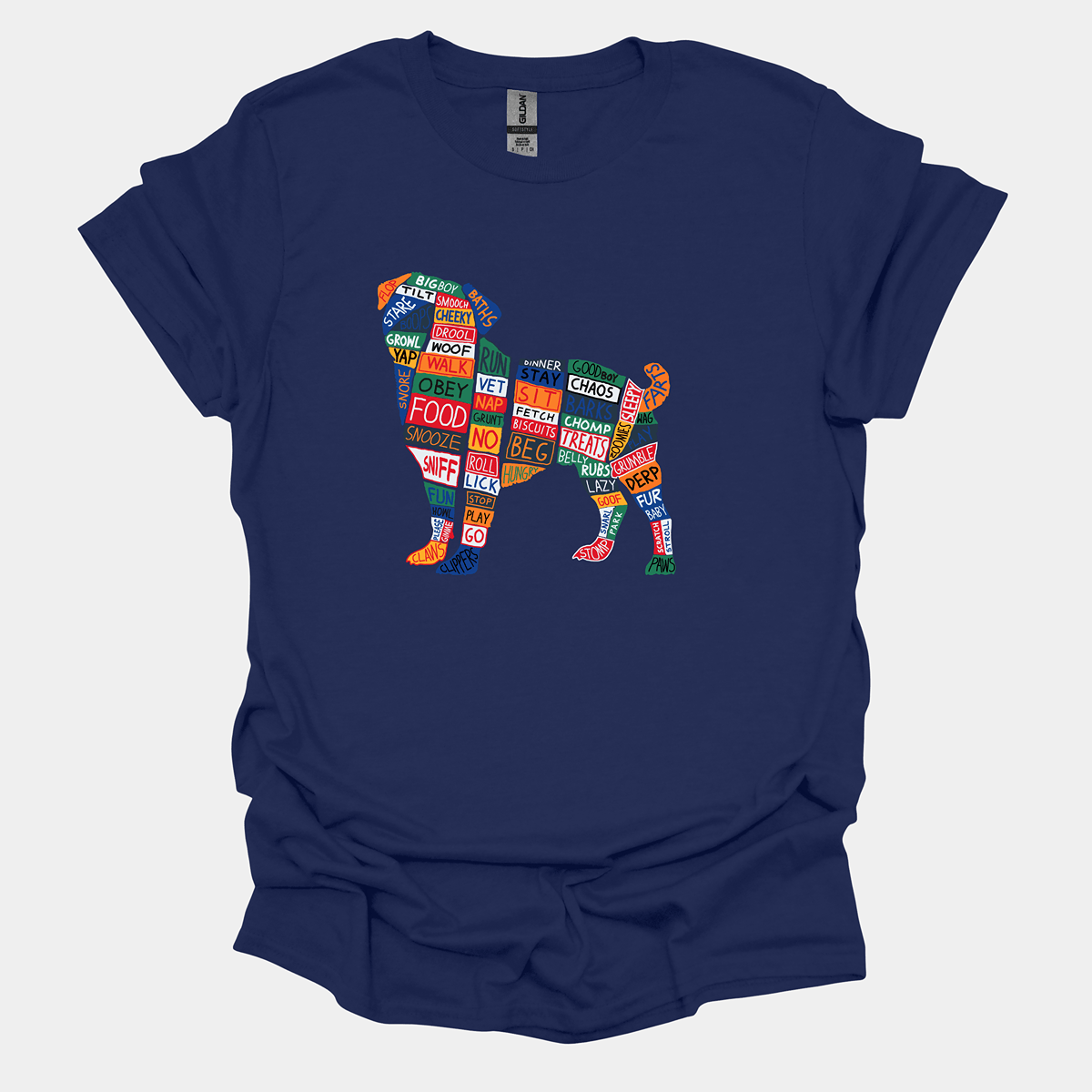 Hail to the Treats Funny Pug Graphic T-Shirt