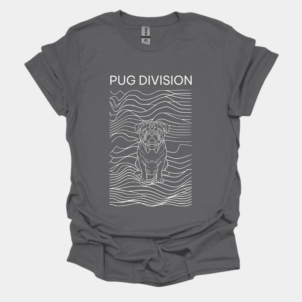 Pug Division Funny Pug Graphic T-Shirt