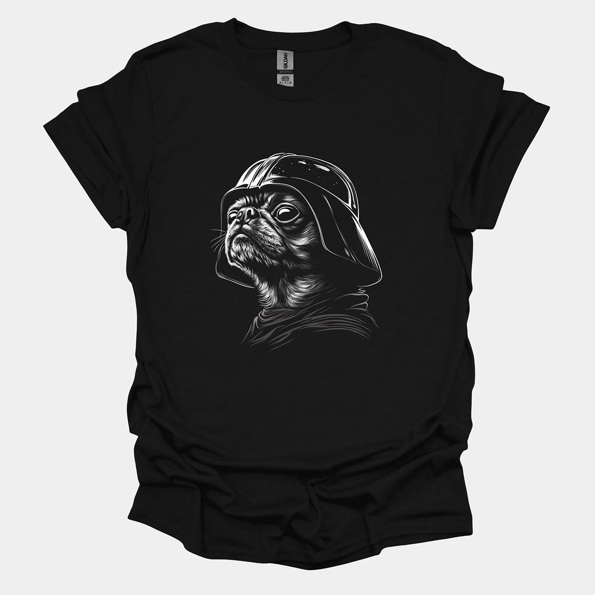 Pug Vader Funny Pug Graphic T-Shirt