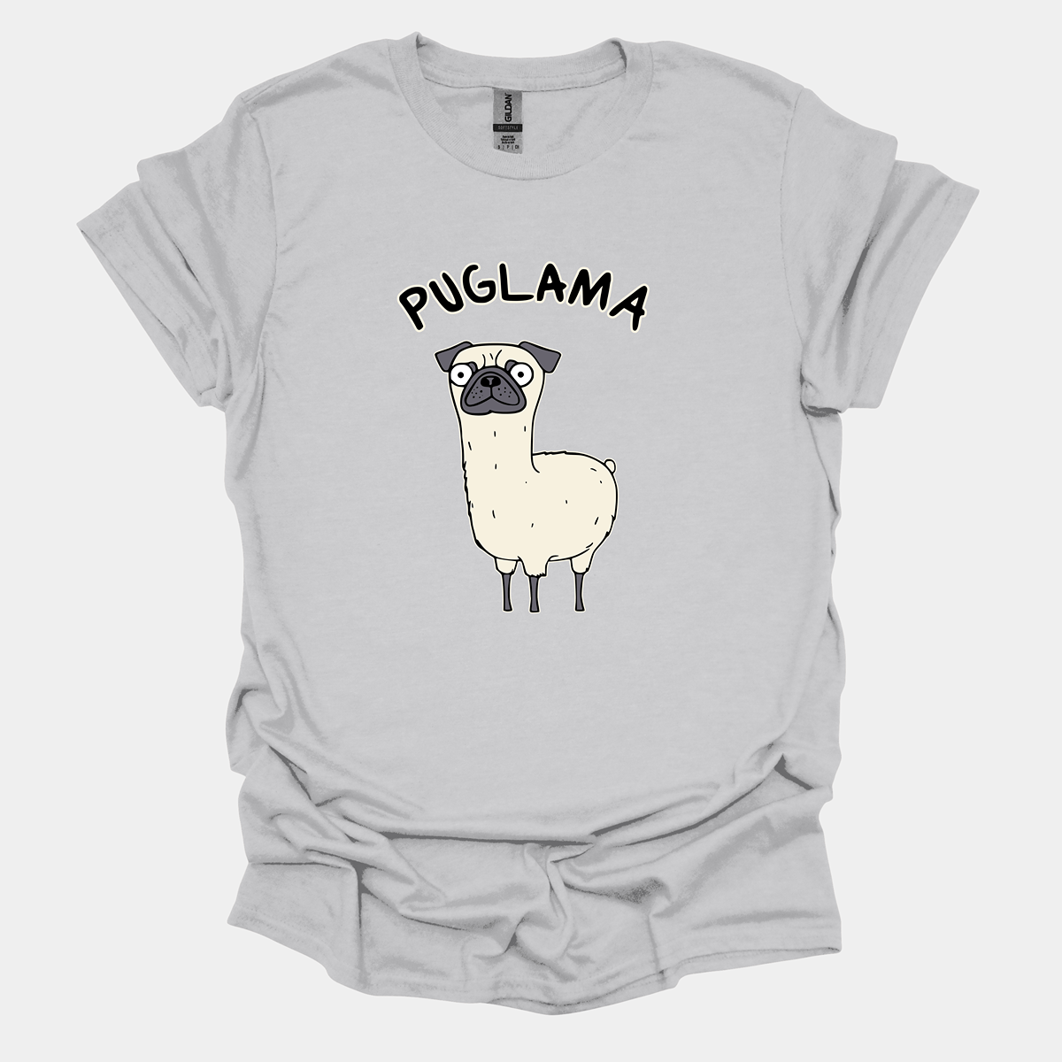 Puglama Funny Pug Graphic T-Shirt