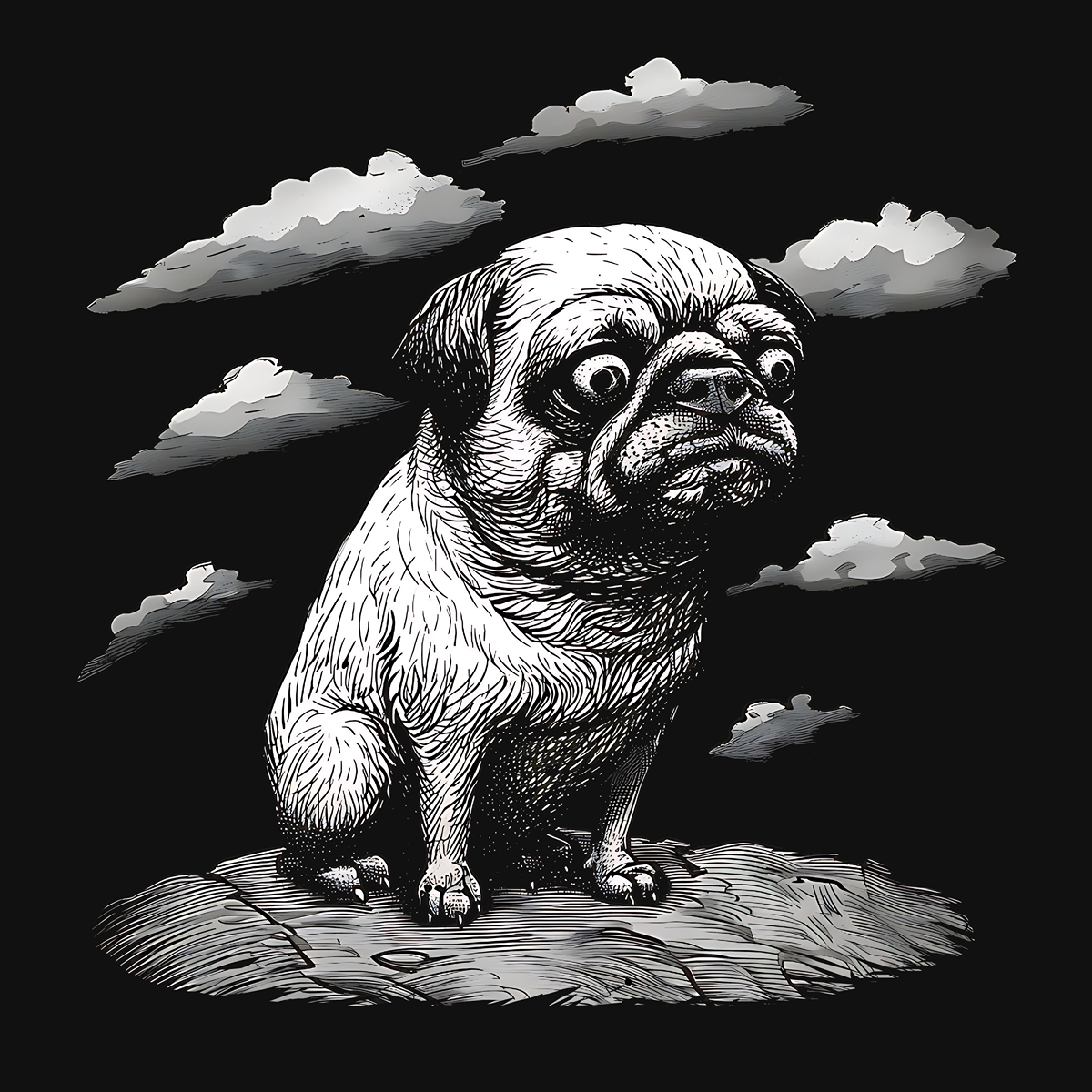 Cloudy Pug