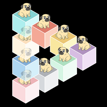 Pastel Penrose Pugs