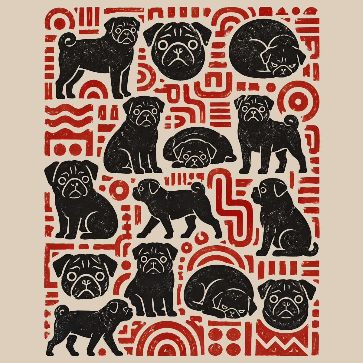 Pug Glyphs