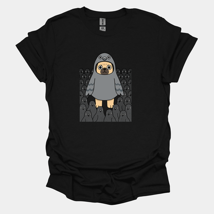 Pug Amongst The Pigeons