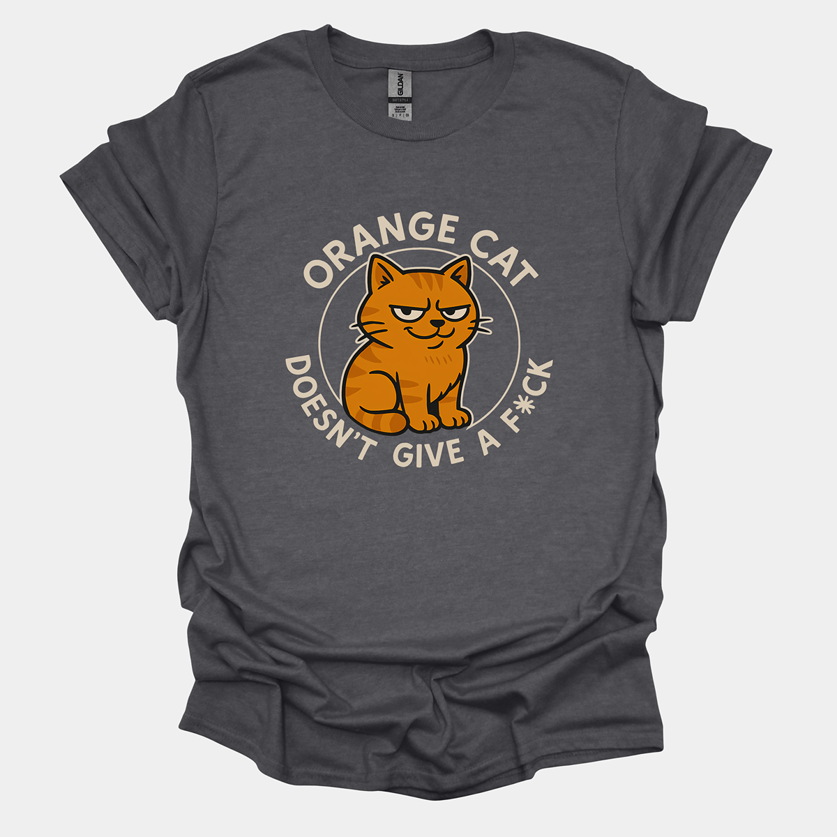 Orange Cat DGAF