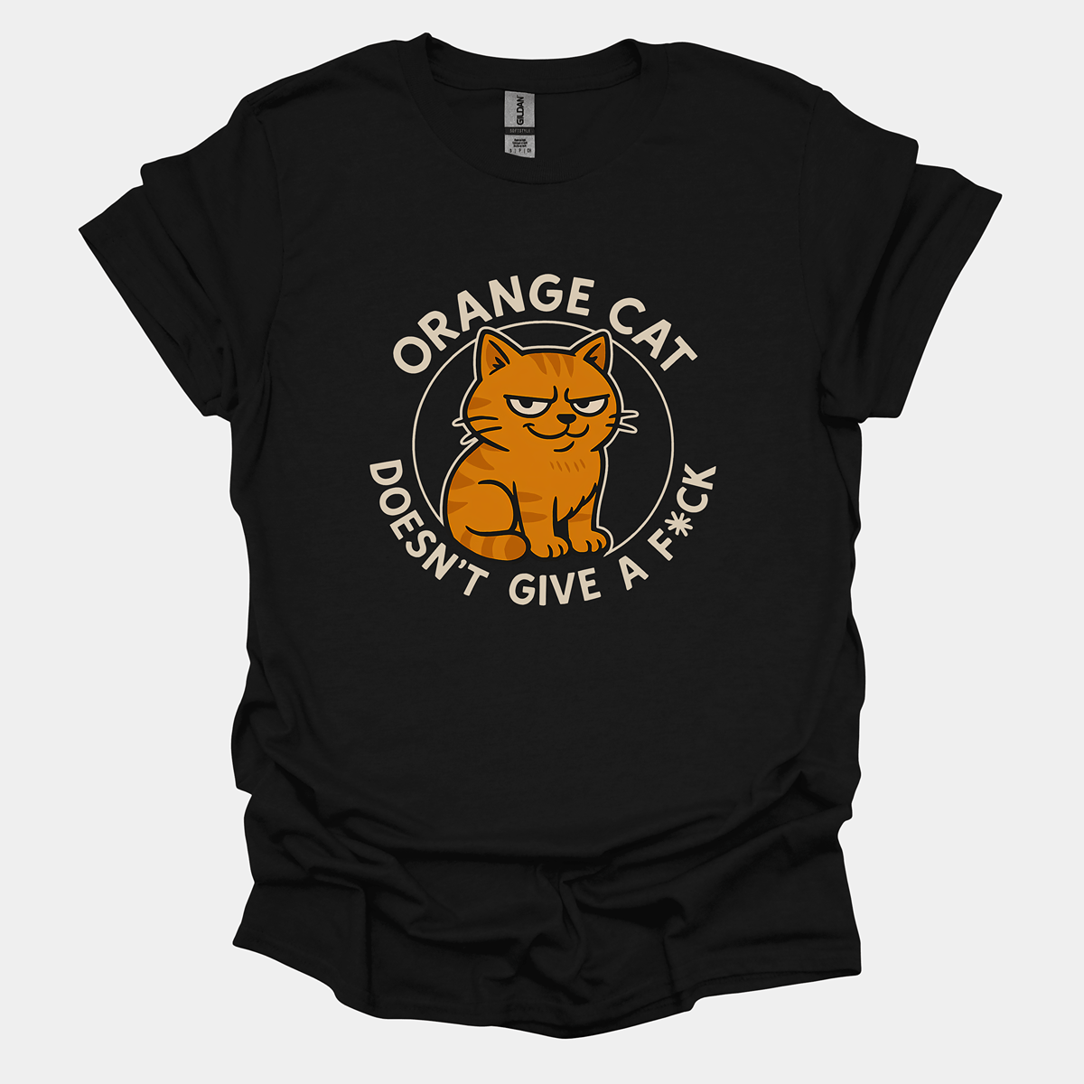 Orange Cat DGAF