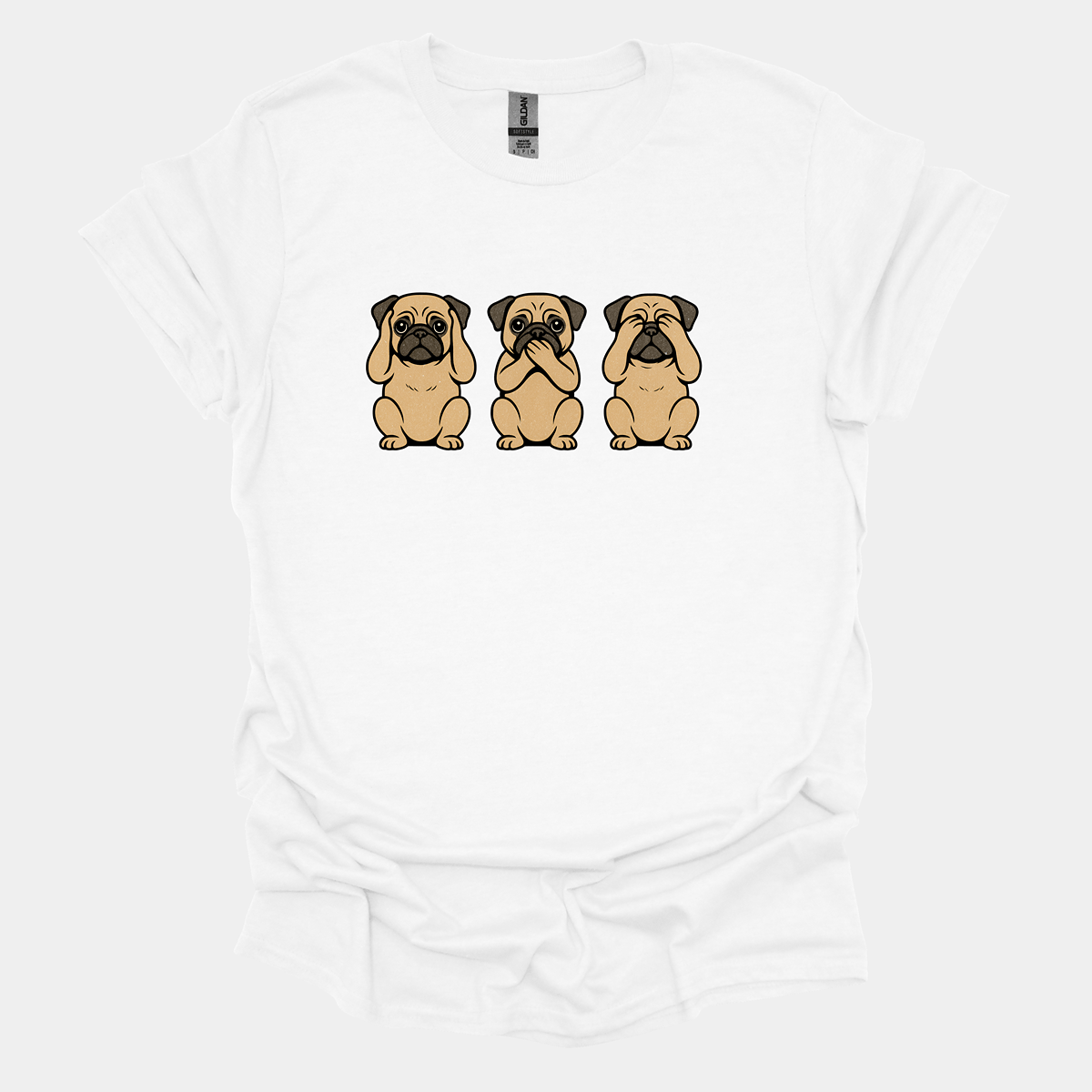 Three Wise Pugs