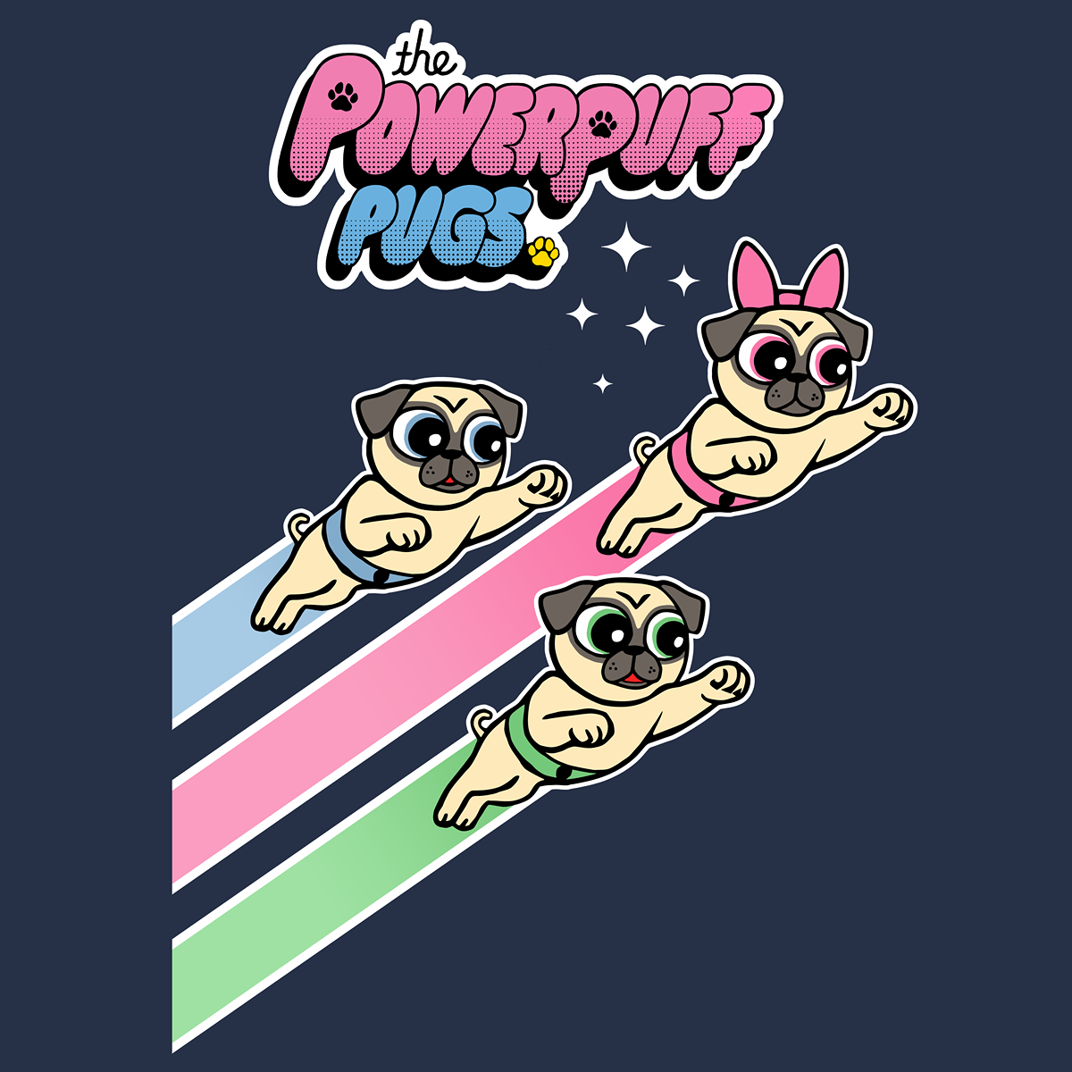 Powerpuff Pugs