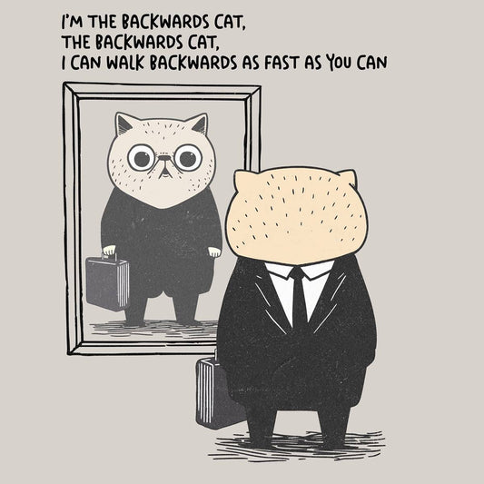 Backwards Cat