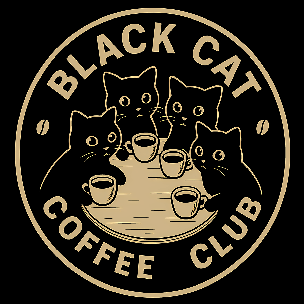 Black Cat Coffee Club - Pugglez