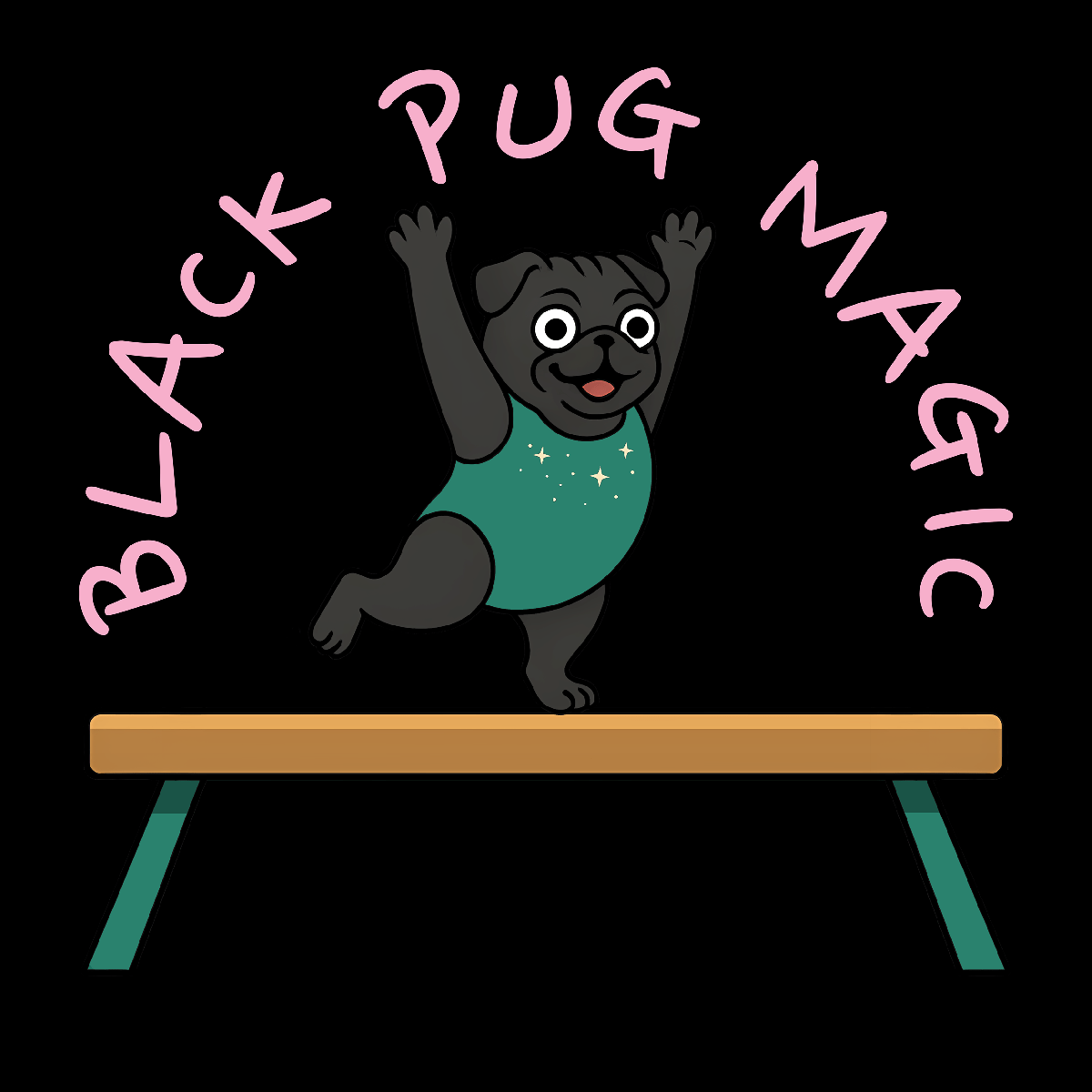 Black Pug Magic - Pugglez