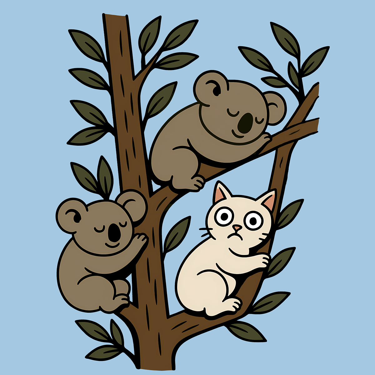 Cat Amongst The Koalas - Pugglez