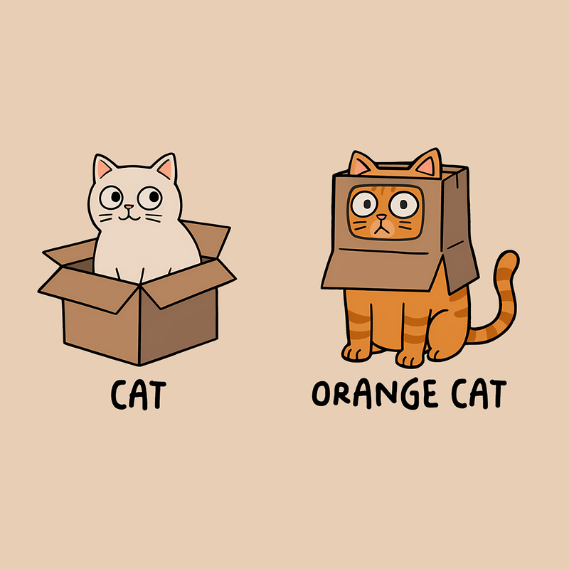 Cat vs Orange Cat - Pugglez