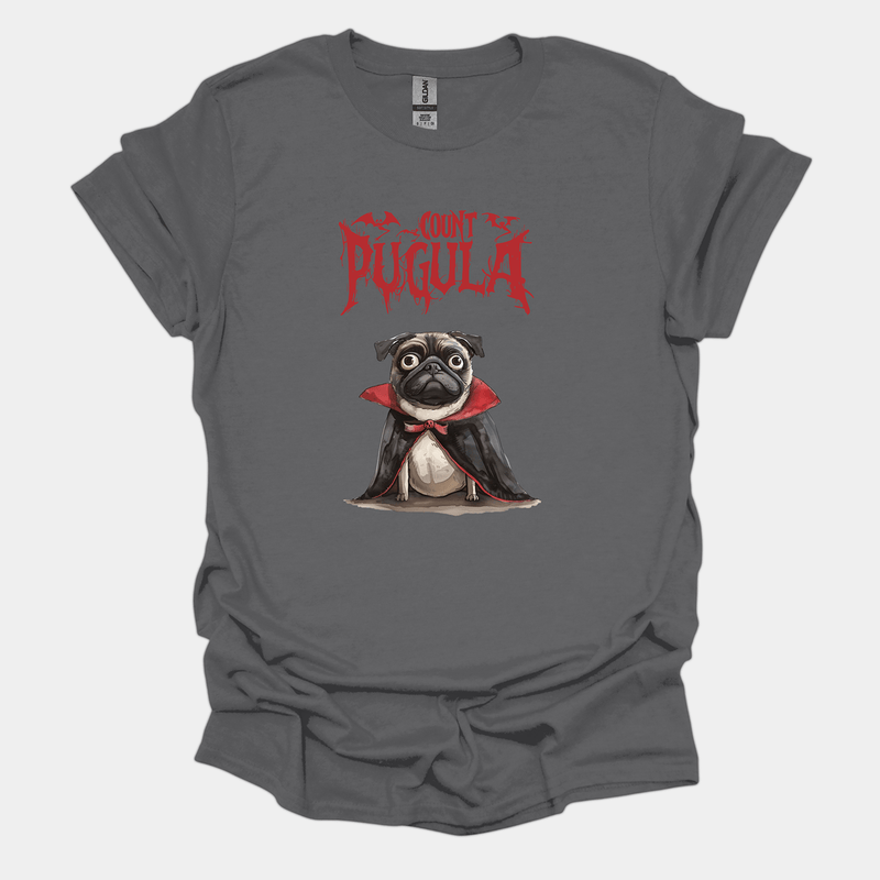 Count Pugula Funny Pug Graphic T-Shirt