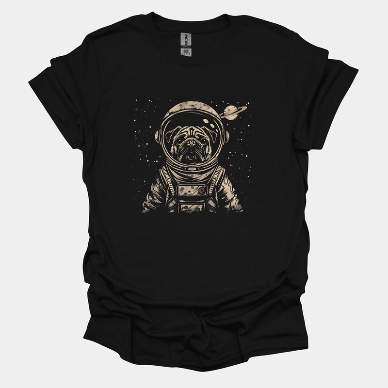 Explorer Funny Pug Graphic T-Shirt