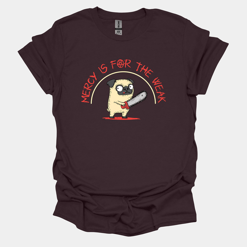 Mercy Funny Pug Graphic T-Shirt