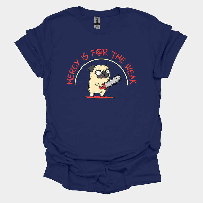 Mercy Funny Pug Graphic T-Shirt