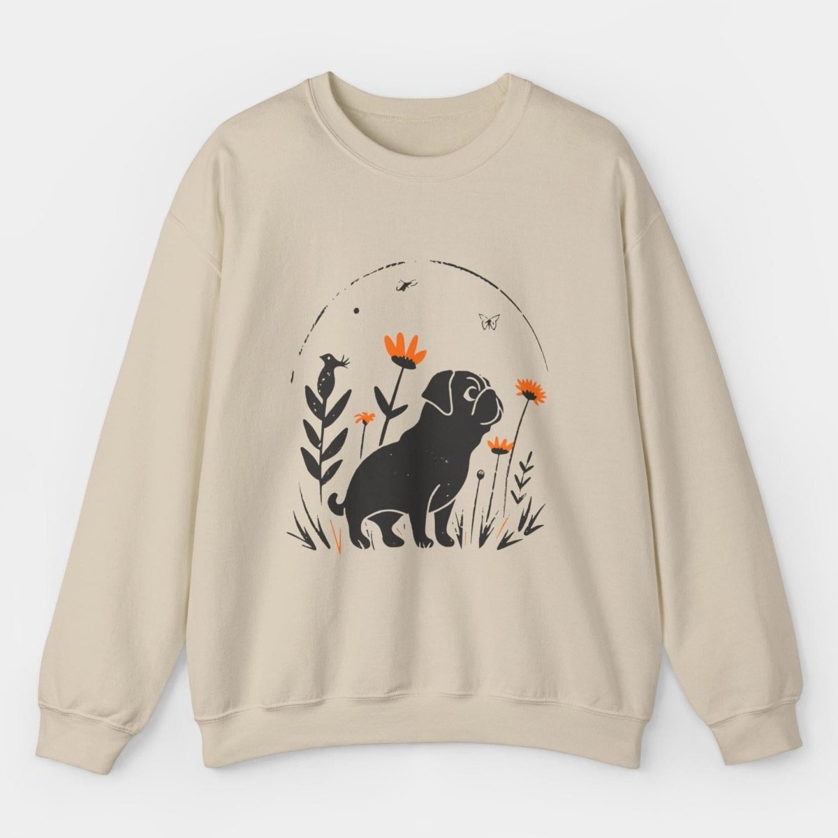 Minimalist Pug Flora - Pugglez