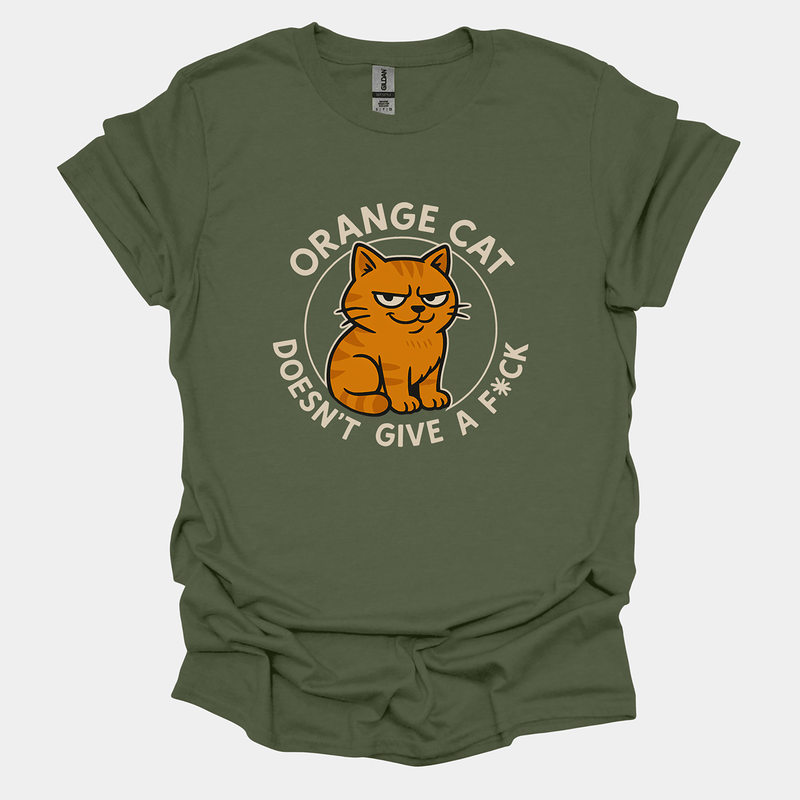 Orange Cat DGAF - Pugglez