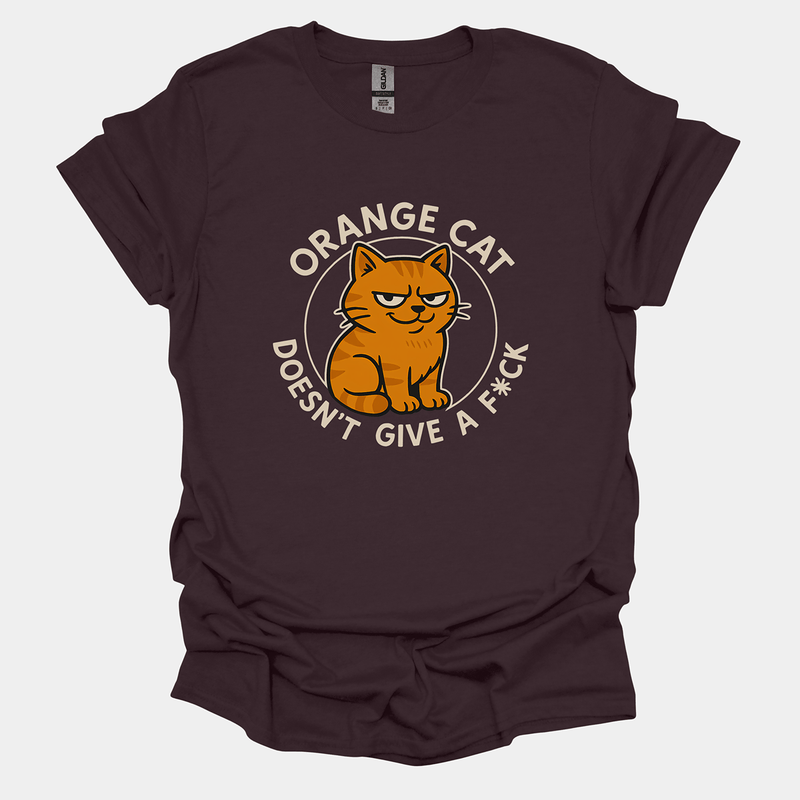 Orange Cat DGAF - Pugglez