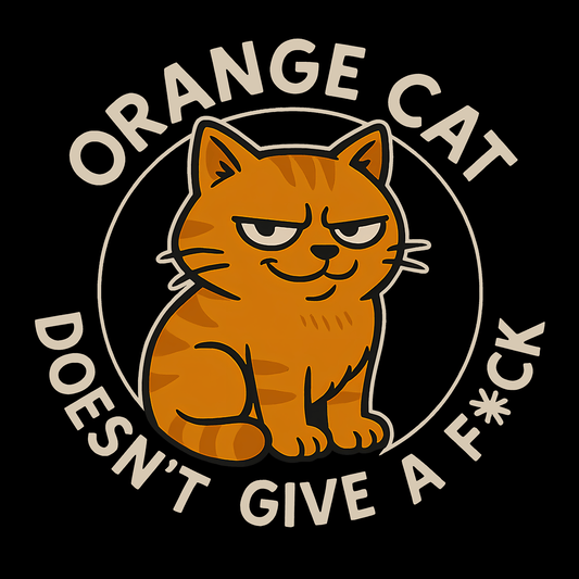 Orange Cat DGAF