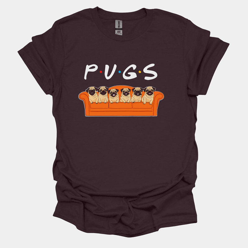 P.U.G.S Funny Pug Graphic T-Shirt