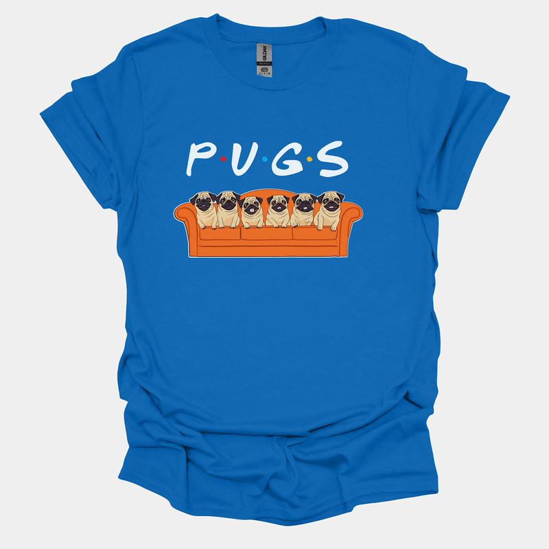 P.U.G.S Funny Pug Graphic T-Shirt