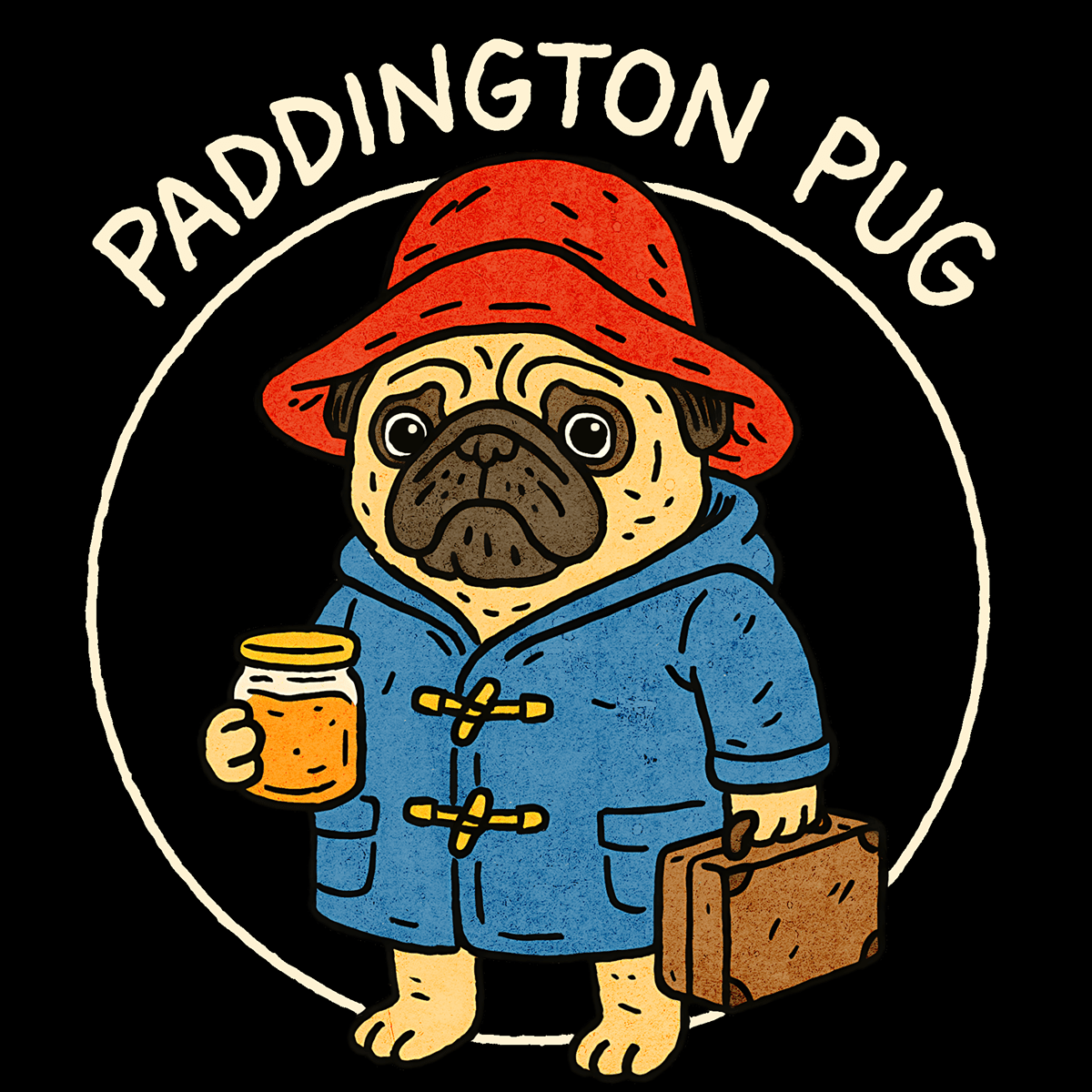 Paddington Pug - Pugglez