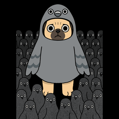 Pug Amongst The Pigeons - Pugglez