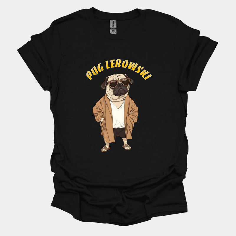 Pug Lebowski Funny Pug Graphic T-Shirt