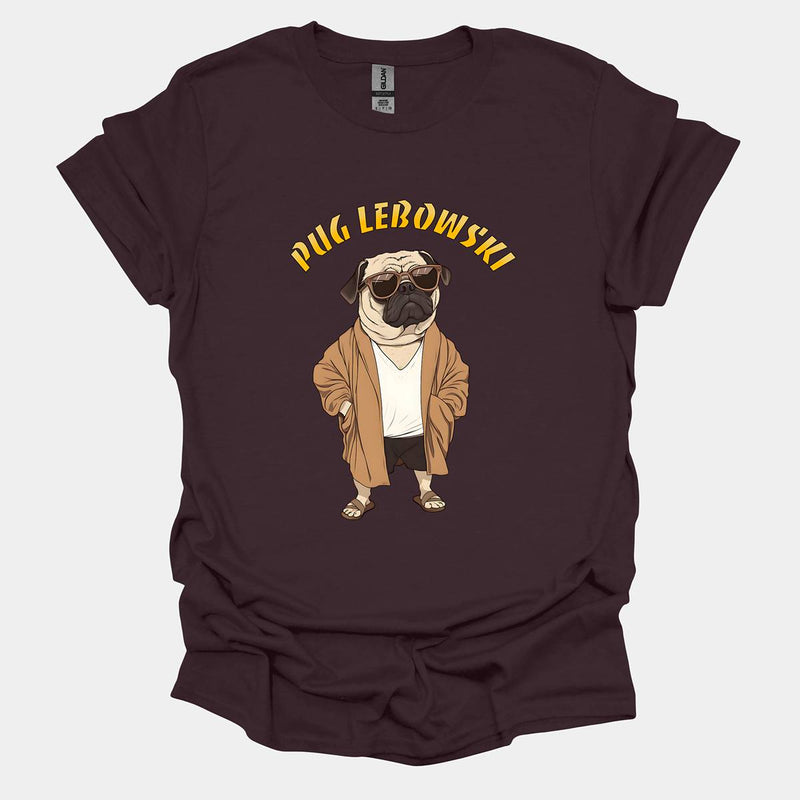 Pug Lebowski Funny Pug Graphic T-Shirt