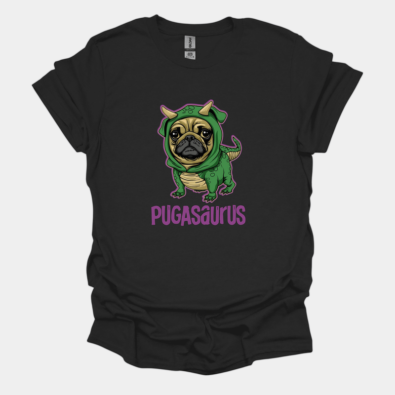 Pugasaurus Funny Pug Graphic T-Shirt
