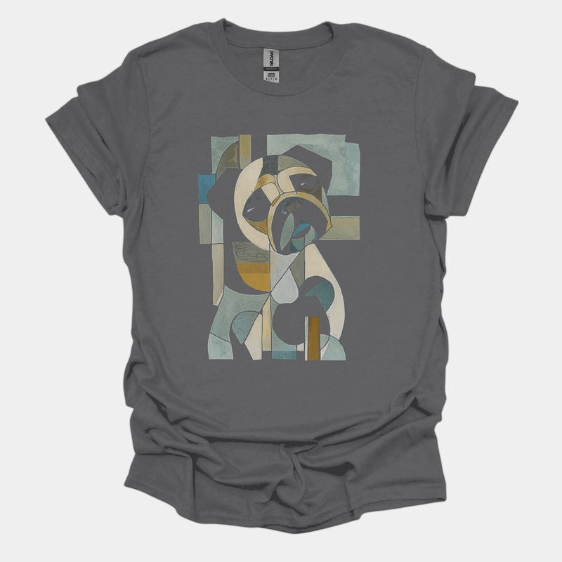 Pugcasso II Funny Pug Graphic T-Shirt