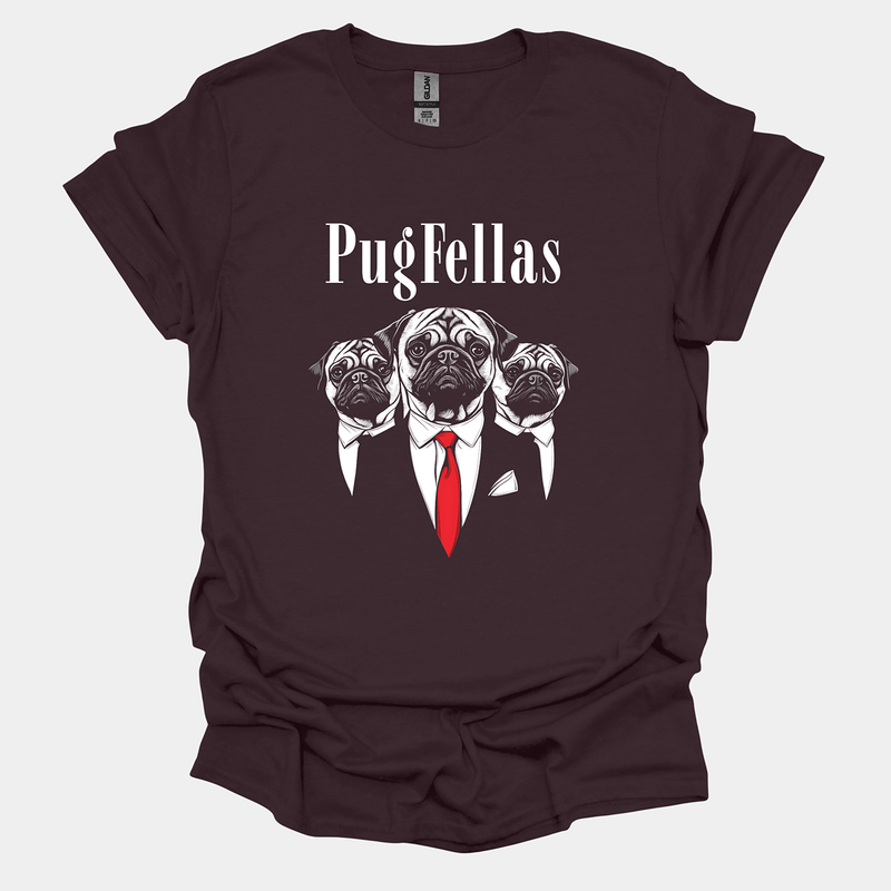 Pugfellas Funny Pug Graphic T-Shirt