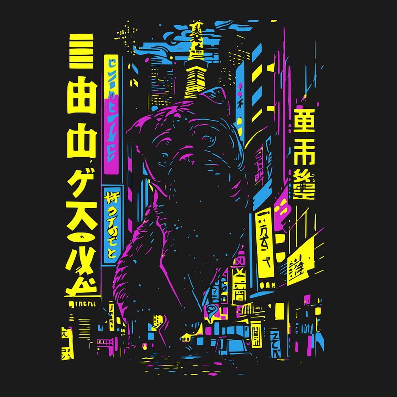 Pugzilla II Funny Pug Graphic T-Shirt