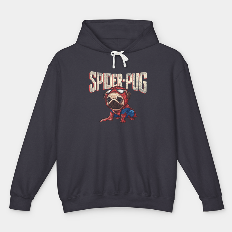 Spider-Pug Funny Pug Graphic Hoodie