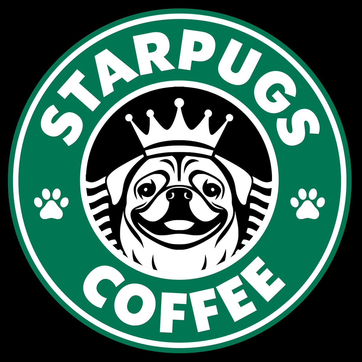 Starpugs Funny Pug Graphic T-Shirt