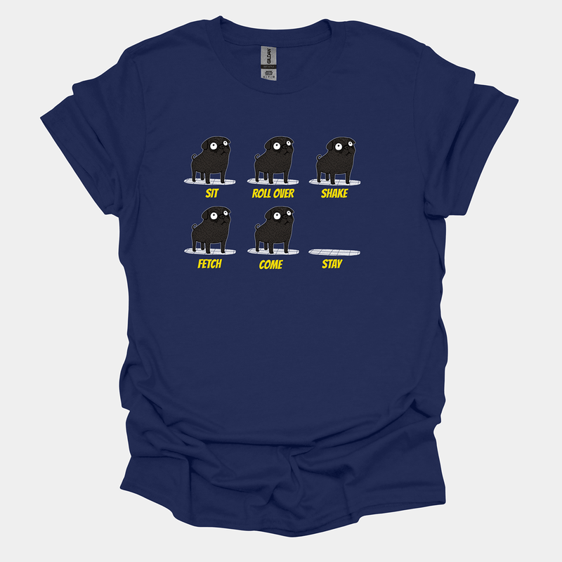 Stay Funny Pug Graphic T-Shirt