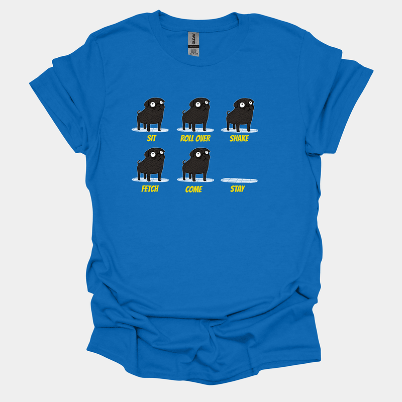 Stay Funny Pug Graphic T-Shirt
