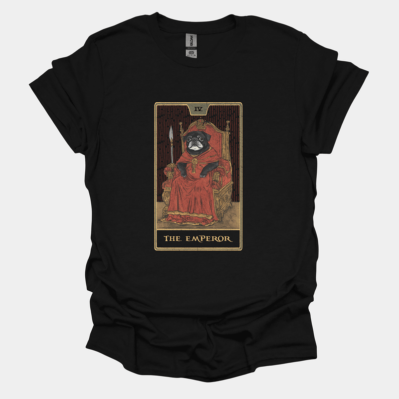 The Emperor Funny Pug Graphic T-Shirt