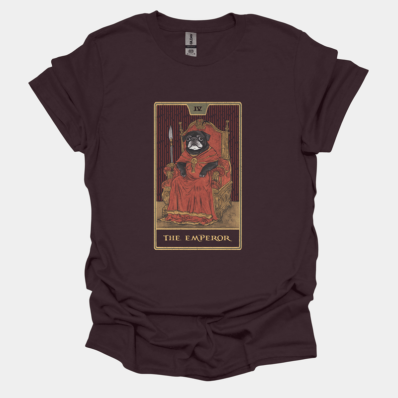 The Emperor Funny Pug Graphic T-Shirt