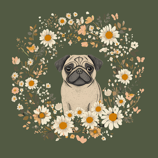 Pug Wreath